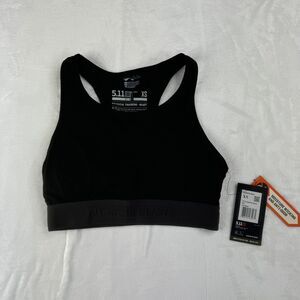 5.11 Tactical Sports Bra Size XS PT-R Valentina Black Compression Padded NEW